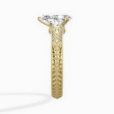 Bali Vintage Style Engagement Ring - The Better Diamonds