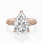 Bali Vintage Style Engagement Ring - The Better Diamonds