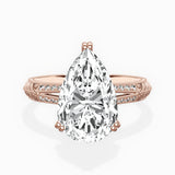 Bali Vintage Style Engagement Ring - The Better Diamonds