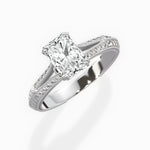 Bali Vintage Style Engagement Ring - The Better Diamonds