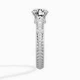 Bali Vintage Style Engagement Ring - The Better Diamonds