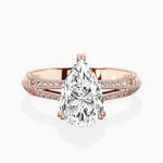 Bali Vintage Style Engagement Ring - The Better Diamonds