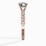 Bezel Vintage Style Engagement Ring - The Better Diamonds