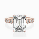 Bezel Vintage Style Engagement Ring - The Better Diamonds