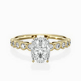 Bezel Vintage Style Engagement Ring - The Better Diamonds