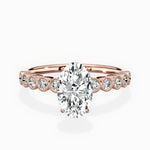 Bezel Vintage Style Engagement Ring - The Better Diamonds