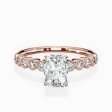 Bezel Vintage Style Engagement Ring - The Better Diamonds