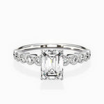 Bezel Vintage Style Engagement Ring - The Better Diamonds