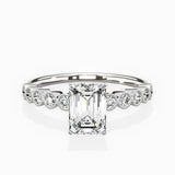 Bezel Vintage Style Engagement Ring - The Better Diamonds