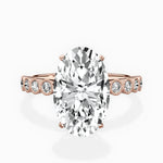 Bezel Vintage Style Engagement Ring - The Better Diamonds