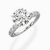 Bezel Vintage Style Engagement Ring - The Better Diamonds
