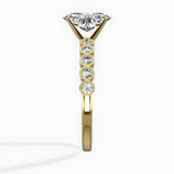 Bezel Vintage Style Engagement Ring - The Better Diamonds
