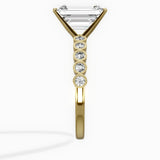 Bezel Vintage Style Engagement Ring - The Better Diamonds