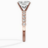 Bezel Vintage Style Engagement Ring - The Better Diamonds