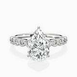 Bezel Vintage Style Engagement Ring - The Better Diamonds
