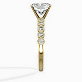 Bezel Vintage Style Engagement Ring - The Better Diamonds