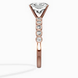 Bezel Vintage Style Engagement Ring - The Better Diamonds