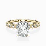 Bezel Vintage Style Engagement Ring - The Better Diamonds