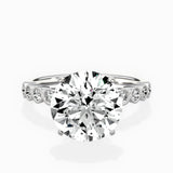 Bezel Vintage Style Engagement Ring - The Better Diamonds