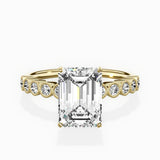 Bezel Vintage Style Engagement Ring - The Better Diamonds