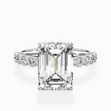 Bezel Vintage Style Engagement Ring - The Better Diamonds