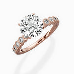 Bezel Vintage Style Engagement Ring - The Better Diamonds