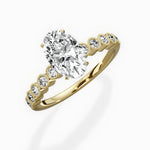Bezel Vintage Style Engagement Ring - The Better Diamonds