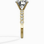 Bezel Vintage Style Engagement Ring - The Better Diamonds