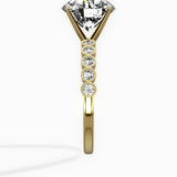 Bezel Vintage Style Engagement Ring - The Better Diamonds