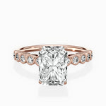 Bezel Vintage Style Engagement Ring - The Better Diamonds