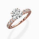 Bezel Vintage Style Engagement Ring - The Better Diamonds