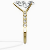 Bezel Vintage Style Engagement Ring - The Better Diamonds