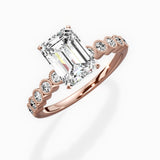 Bezel Vintage Style Engagement Ring - The Better Diamonds