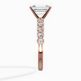 Bezel Vintage Style Engagement Ring - The Better Diamonds