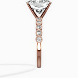 Bezel Vintage Style Engagement Ring - The Better Diamonds