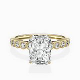 Bezel Vintage Style Engagement Ring - The Better Diamonds