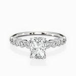Bezel Vintage Style Engagement Ring - The Better Diamonds