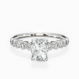 Bezel Vintage Style Engagement Ring - The Better Diamonds