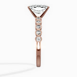 Bezel Vintage Style Engagement Ring - The Better Diamonds