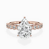 Bezel Vintage Style Engagement Ring - The Better Diamonds