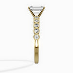Bezel Vintage Style Engagement Ring - The Better Diamonds