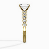Bezel Vintage Style Engagement Ring - The Better Diamonds