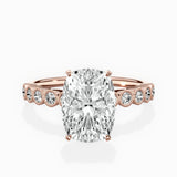 Bezel Vintage Style Engagement Ring - The Better Diamonds