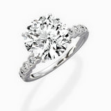 Bezel Vintage Style Engagement Ring - The Better Diamonds