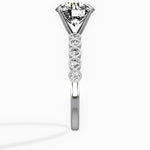 Bezel Vintage Style Engagement Ring - The Better Diamonds