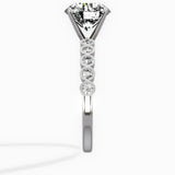 Bezel Vintage Style Engagement Ring - The Better Diamonds
