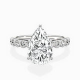 Bezel Vintage Style Engagement Ring - The Better Diamonds