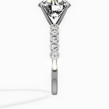 Bezel Vintage Style Engagement Ring - The Better Diamonds