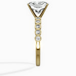 Bezel Vintage Style Engagement Ring - The Better Diamonds