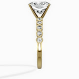 Bezel Vintage Style Engagement Ring - The Better Diamonds